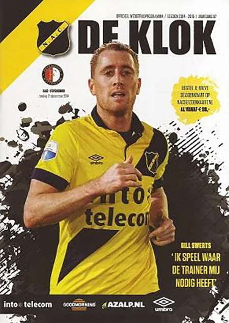 Programmaboekje NAC Breda – Feyenoord