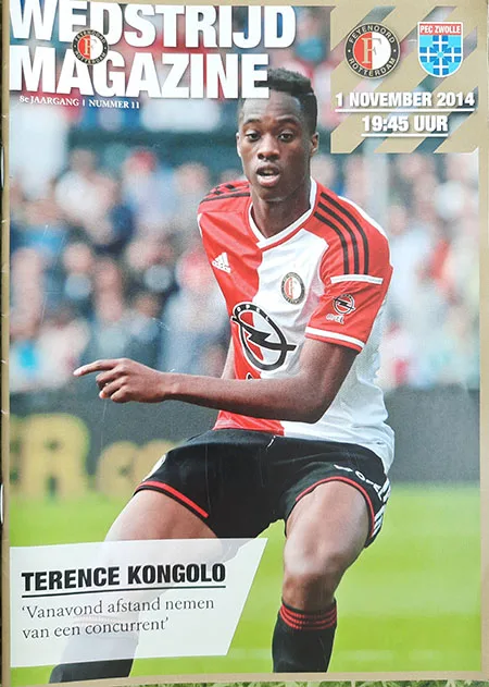 Programmaboekje Feyenoord – PEC Zwolle