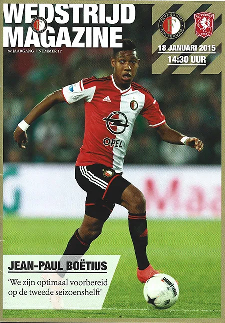 Programmaboekje Feyenoord – FC Twente
