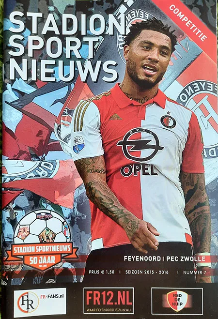 Programmaboekje Feyenoord – PEC Zwolle