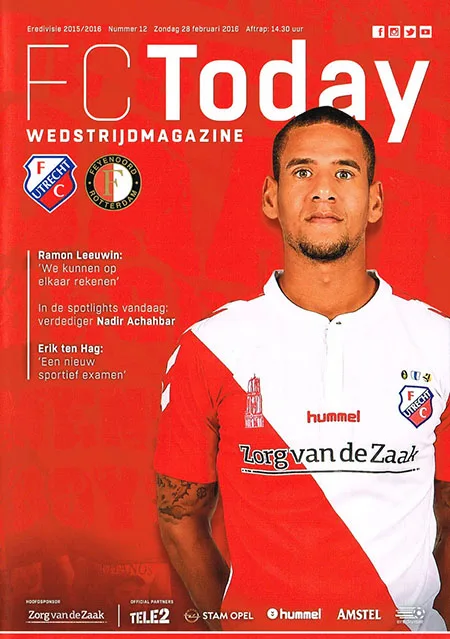 Programmaboekje FC Utrecht – Feyenoord