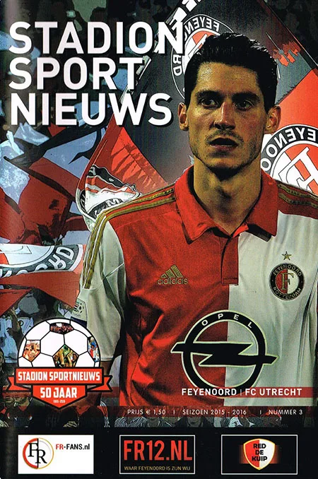 Programmaboekje Feyenoord – FC Utrecht
