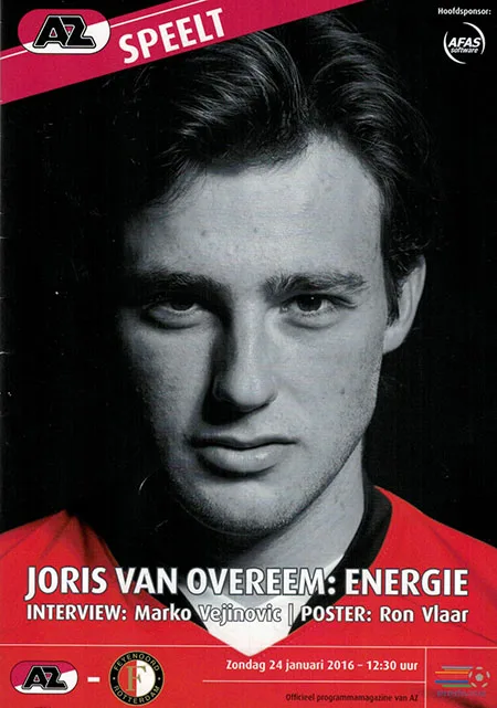 Programmaboekje AZ – Feyenoord