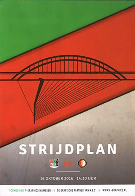 Programmaboekje SC NEC – Feyenoord