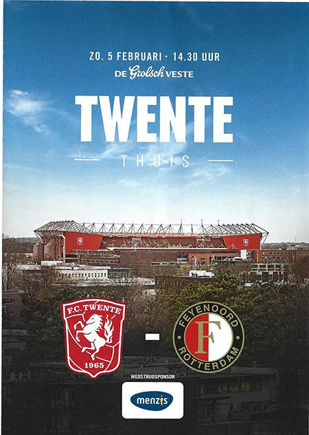 Programmaboekje FC Twente – Feyenoord