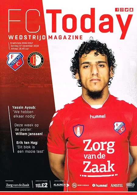 Programmaboekje FC Utrecht – Feyenoord