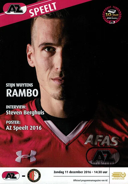 Programmaboekje AZ – Feyenoord