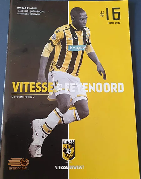 Programmaboekje Vitesse – Feyenoord
