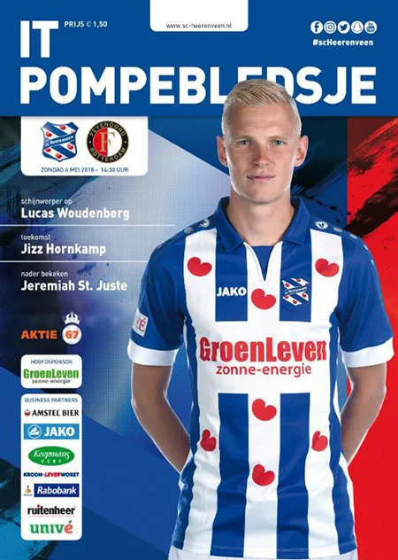 Programmaboekje sc Heerenveen – Feyenoord