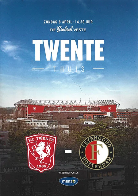 Programmaboekje FC Twente – Feyenoord