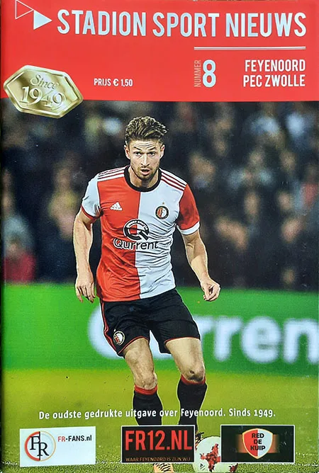 Programmaboekje Feyenoord – PEC Zwolle