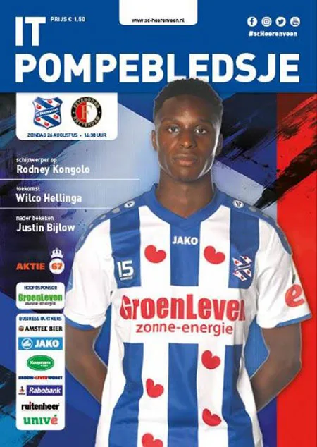 Programmaboekje sc Heerenveen – Feyenoord