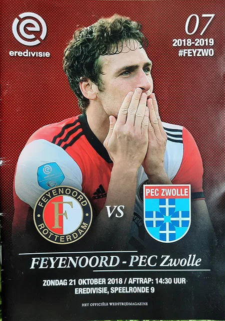 Programmaboekje Feyenoord – FC Zwolle