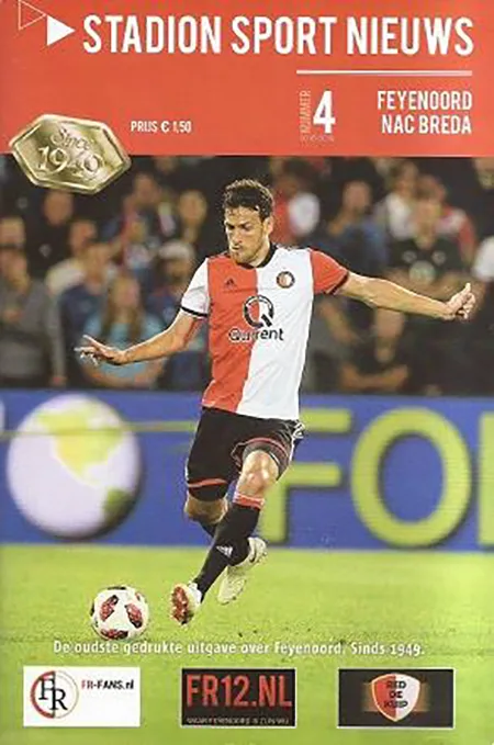 Programmaboekje Feyenoord – NAC Breda
