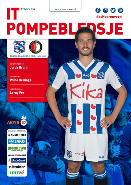 Programmaboekje sc Heerenveen – Feyenoord