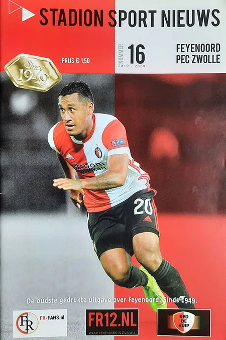 Programmaboekje Feyenoord – FC Zwolle