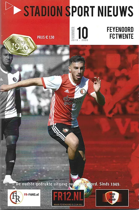 Programmaboekje Feyenoord – FC Twente