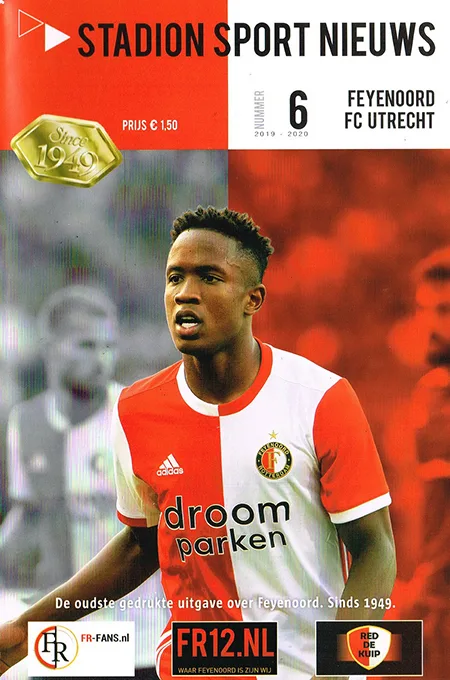 Programmaboekje Feyenoord – FC Utrecht