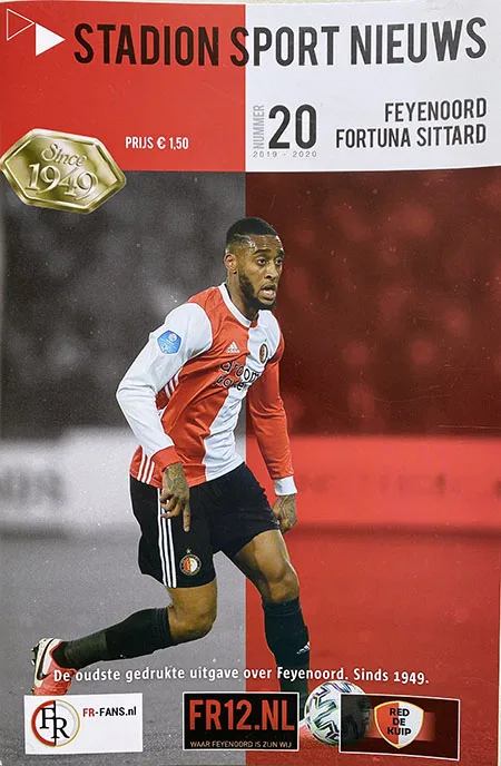 Programmaboekje Feyenoord – Fortuna Sittard