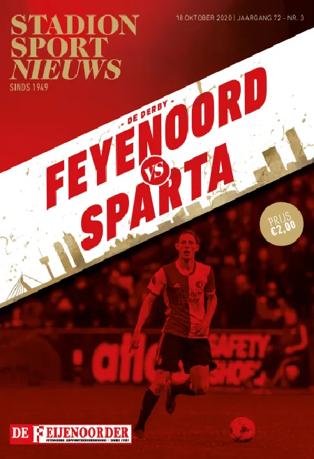 Programmaboekje Feyenoord – Sparta Rotterdam