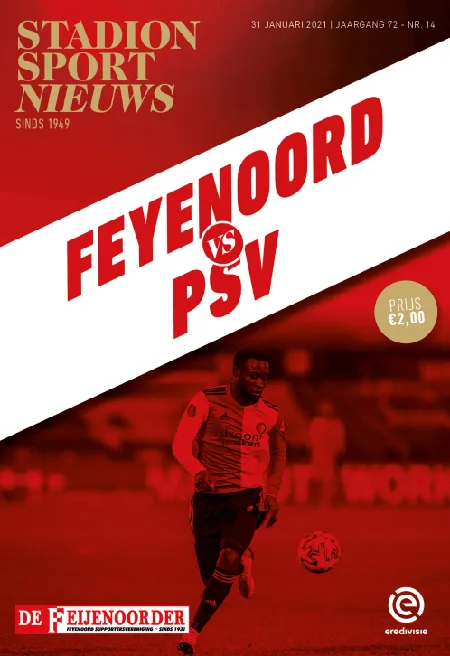 Programmaboekje Feyenoord – PSV
