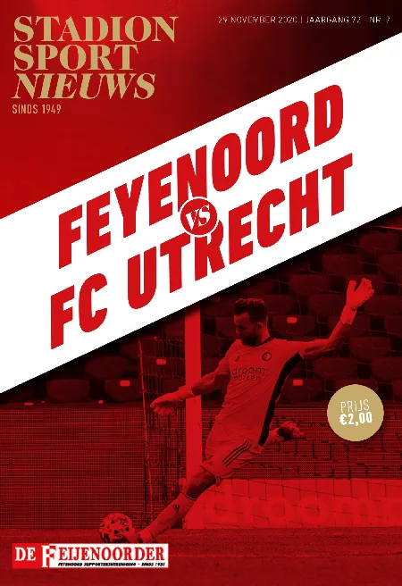 Programmaboekje Feyenoord – FC Utrecht