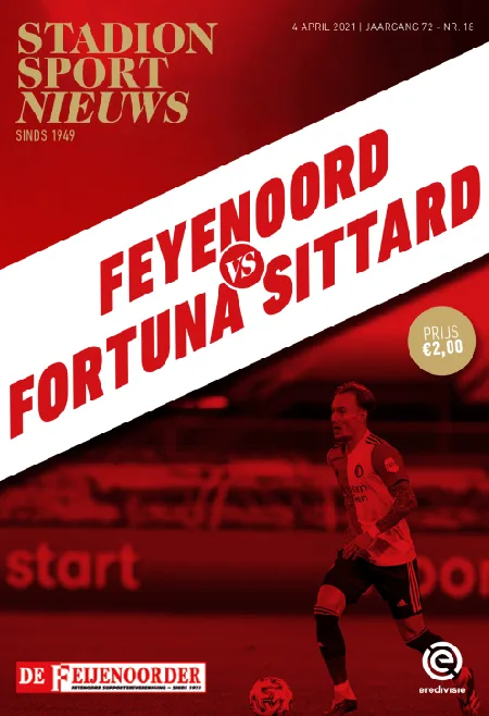 Programmaboekje Feyenoord – Fortuna Sittard