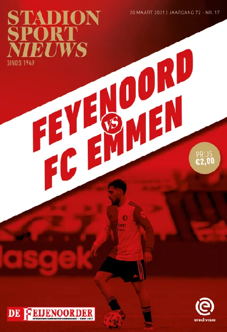 Programmaboekje Feyenoord – FC Emmen