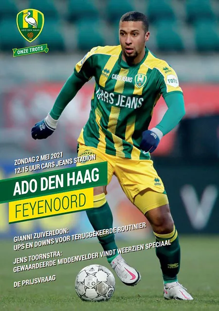 Programmaboekje ADO Den Haag – Feyenoord
