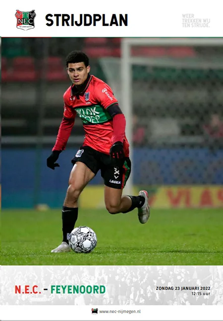 Programmaboekje SC NEC – Feyenoord