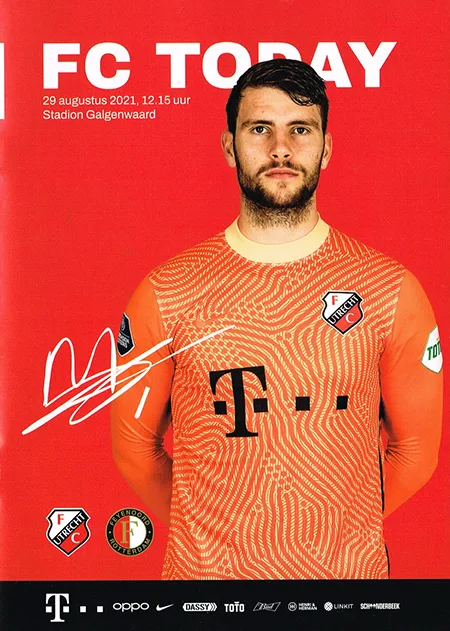 Programmaboekje FC Utrecht – Feyenoord