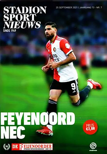 Programmaboekje Feyenoord – SC NEC