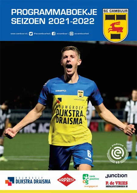 Programmaboekje Cambuur – Feyenoord