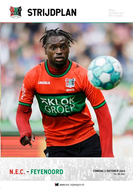 Programmaboekje SC NEC – Feyenoord