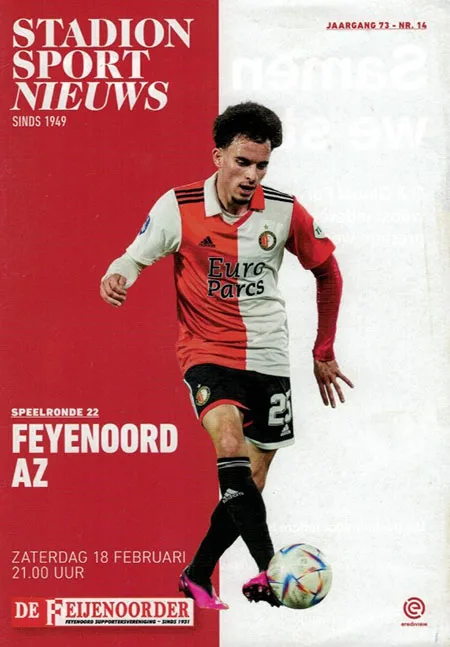 Programmaboekje Feyenoord – AZ