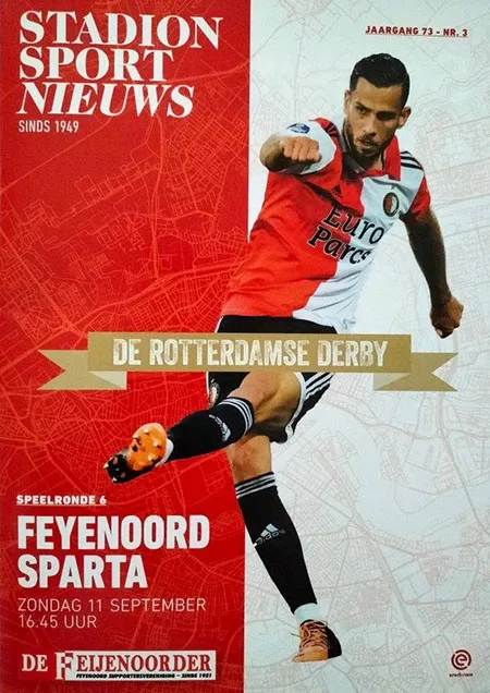 Programmaboekje Feyenoord – Sparta Rotterdam