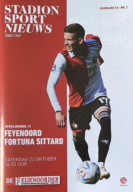 Programmaboekje Feyenoord – Fortuna Sittard