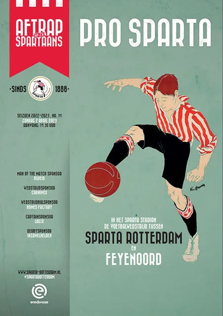 Programmaboekje Sparta Rotterdam – Feyenoord