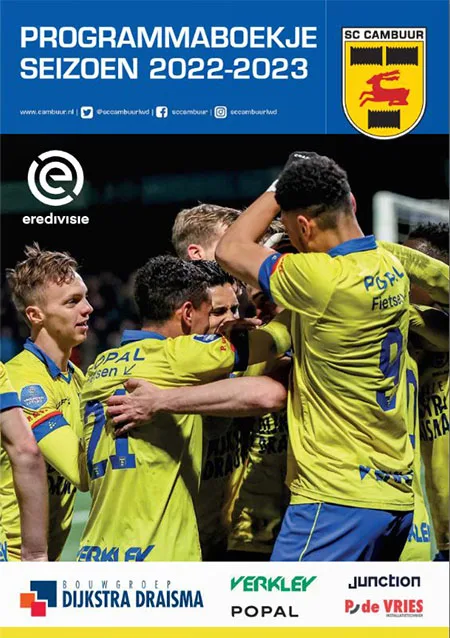 Programmaboekje Cambuur – Feyenoord