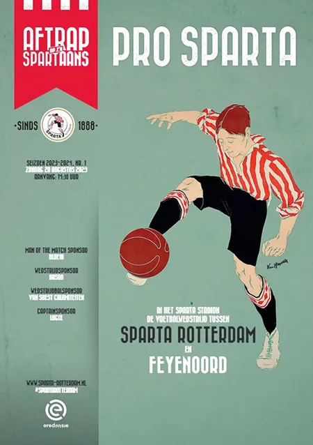 Programmaboekje Sparta Rotterdam – Feyenoord