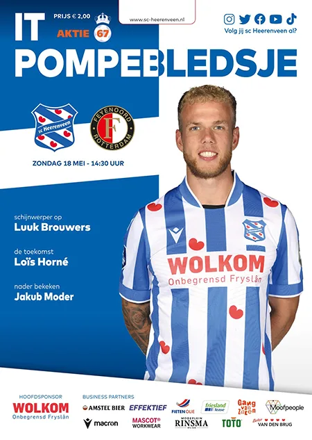 Programmaboekje sc Heerenveen – Feyenoord