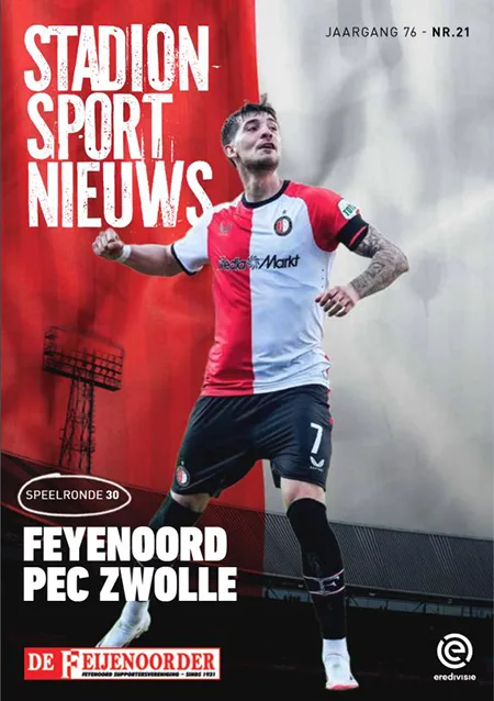 Programmaboekje Feyenoord – FC Zwolle