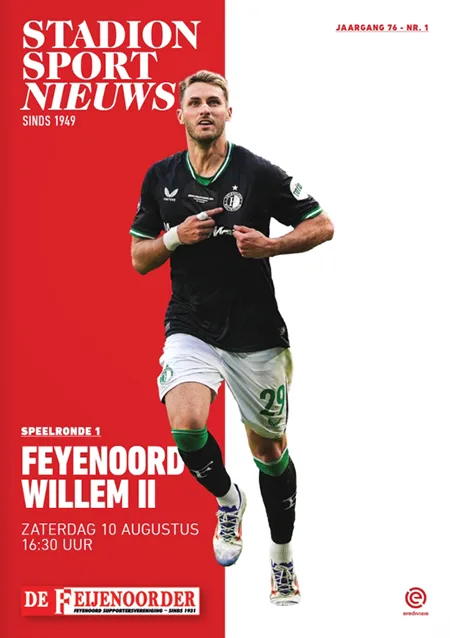 Programmaboekje Feyenoord – Willem II