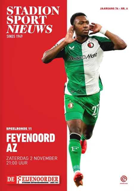 Programmaboekje Feyenoord – AZ