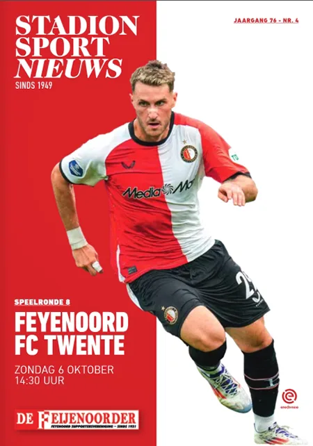 Programmaboekje Feyenoord – FC Twente