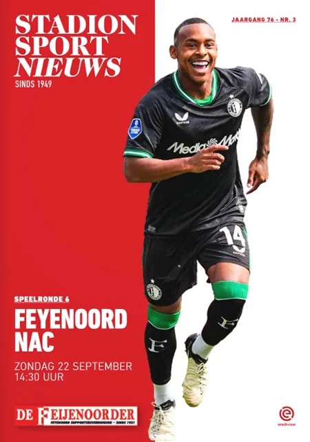 Programmaboekje Feyenoord – NAC Breda