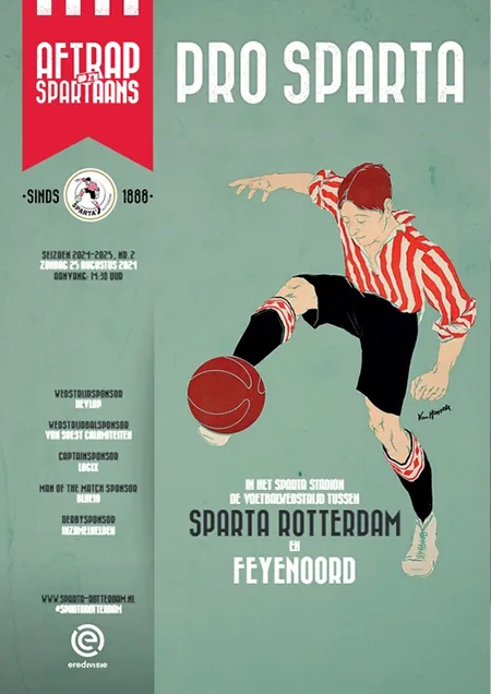 Programmaboekje Sparta Rotterdam – Feyenoord