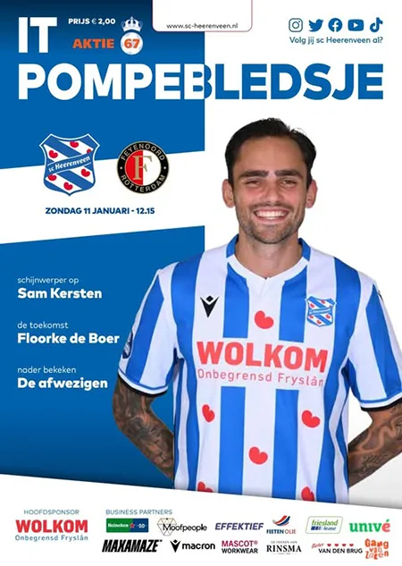 Programmaboekje sc Heerenveen – Feyenoord