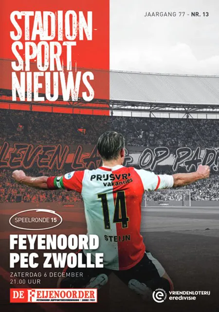 Programmaboekje Feyenoord – FC Zwolle
