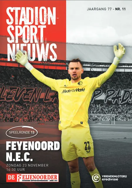 Programmaboekje Feyenoord – SC NEC